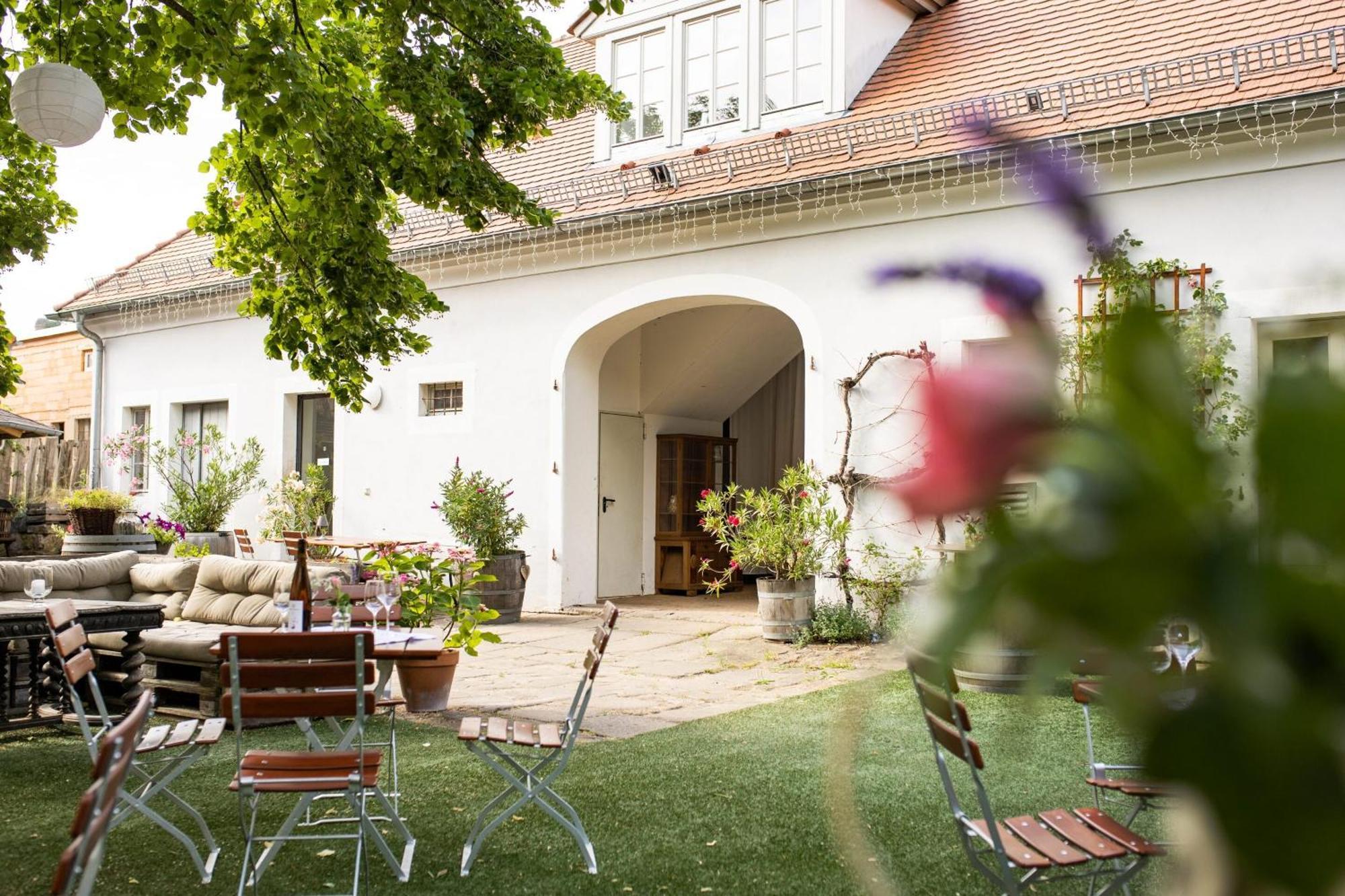 Villa Weingut Haus Steinbach Radebeul Exterior foto